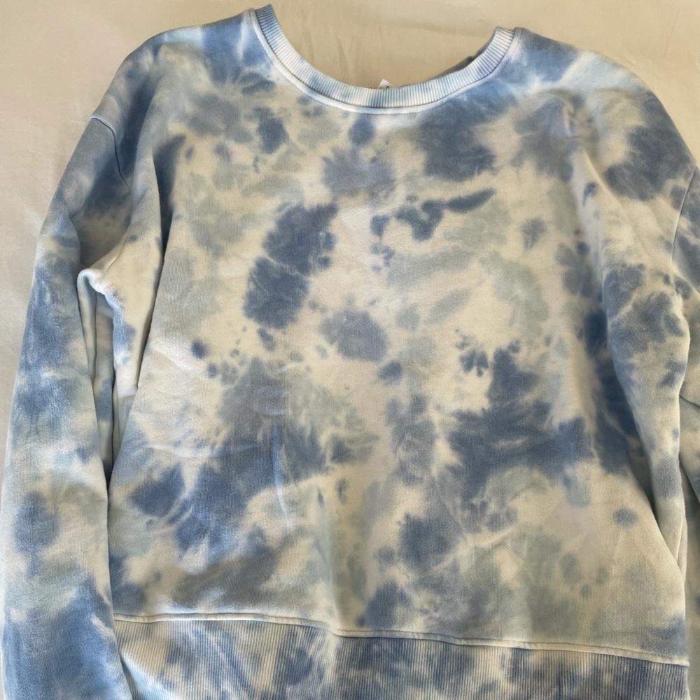 Tie-dye crewneck sweatshirt